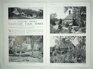 Original Issue of Country Life Magazine Dated September 21st 1935, with a Main Feature on Valewoo...