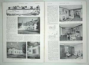 Original Issue of Country Life Magazine Dated July 7th 1934, with a feature on a Lesser Country H...