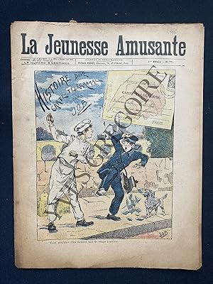 LA JEUNESSE AMUSANTE-N°77-1897-"HISTOIRE D'UNE CARTE-TELEGRAMME"-PAR JOB