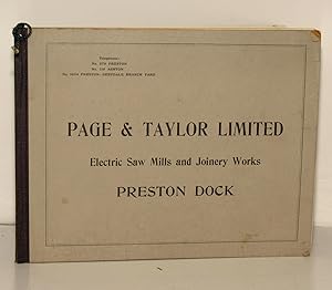 Page & Taylor Limited Electric Saw Mills and Joinery Works, Preston Dock.