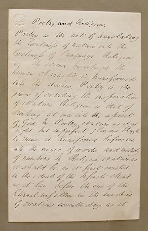 Autograph letter signed to Charles G. Kincaid who had requested his autograph and "according to y...