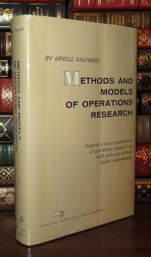 METHODS AND MODELS OF OPERATIONS RESEARCH