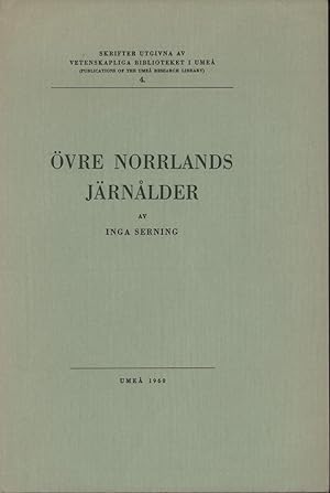 Övre Norrlands järnalder. With an English Summary.