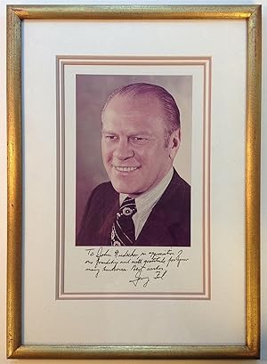 Framed Photograph Inscribed to a Presidential Aide