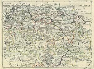 RHEINPFALZ. - Karte. "Palatinat du Rhein".