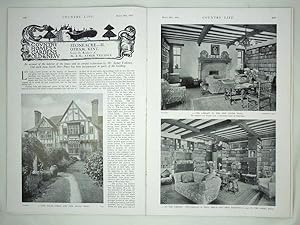 Original Issue of Country Life Magazine Dated March 29th 1930, with a Main Feature on Stone Acre ...