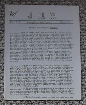 JOURNAL ON UFO RESEARCH The JUR