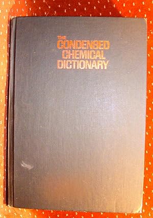 The Condensed Chemical Dictionary eighth edition