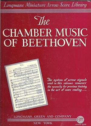 The Chamber Music of Beethoven (Longmans Miniature Arrow Score Series)