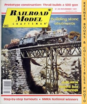 Railroad Model Craftsman Magazine, November 1981: Vol. 50, No. 6