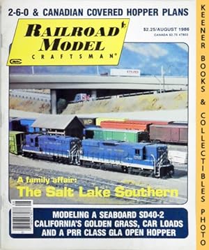 Railroad Model Craftsman Magazine, August 1986: Vol. 55, No. 3