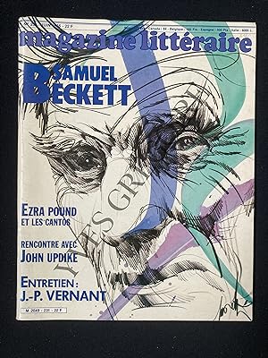 MAGAZINE LITTERAIRE-N°231-JUIN 1986-SAMUEL BECKETT