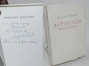 Antología penúltima. Estudio preliminar de José Olivio Jiménez