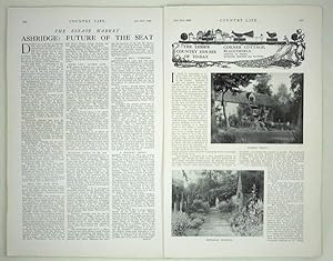 Original Issue of Country Life Magazine Dated June 23rd 1928, with a Feature on Corner Cottage, B...