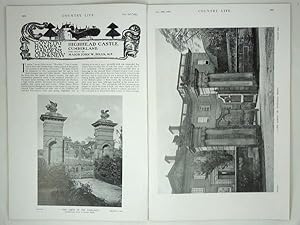 Original Issue of Country Life Magazine Dated October 15th 1921, with a Main Feature on Highhead ...