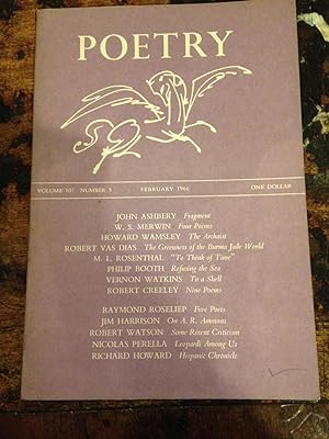 Poetry Volume CVII No. 5 ( FEBRUARY 1966)