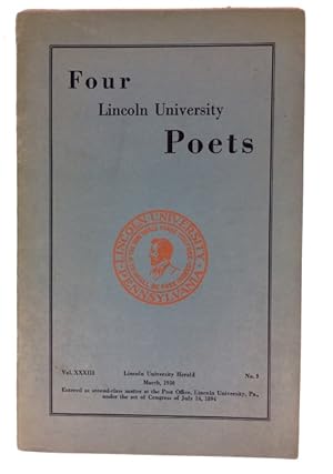 Four Lincoln University Poets . Waring Cuney, William Allyn Hill, Edward Silvera, Langston Hughes