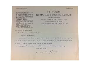 Typed letter, Signed to Dr. Charles S.Macfarland, dated April 20, 1910