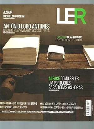 Revista LER.- Dezembro 2014. Nº 136, Importante entrevista com António Lobo Antunes. Outras entre...