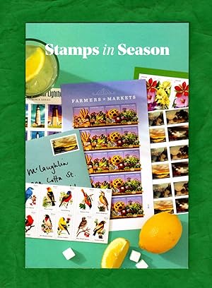 Stamps in Season (Stamp Services / United States Postal Service), Promotional Brochure from 2014....