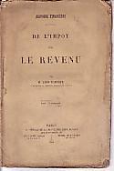 De L'Impot Sur Le Revenu - Histoire Financiere