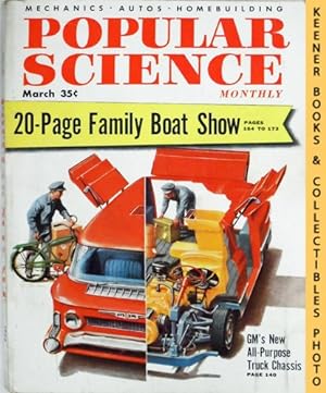 Popular Science Monthly Magazine, March 1955: Vol. 166, No. 3 : Mechanics - Autos - Homebuilding