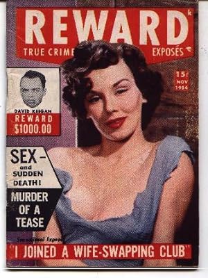 Reward - True Crime Exposes - November 1954 - Volume 1 Number 8
