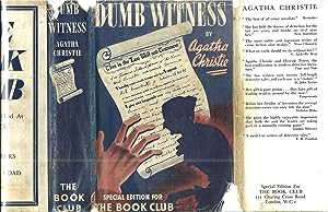 Dumb Witness - Rare Book Club edition w/4 Glossy Illustrations & Original Dust Jacket