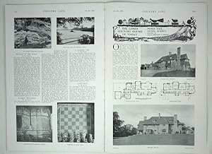 Original Issue of Country Life Magazine Dated February 6th 1926, with a Feature on Pond Tail in O...