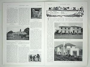 Original Issue of Country Life Magazine Dated July 12th 1924, with a Feature on White Steading, A...