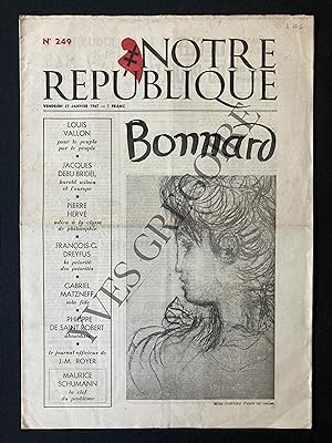 NOTRE REPUBLIQUE-N°249-27 JANVIER 1967