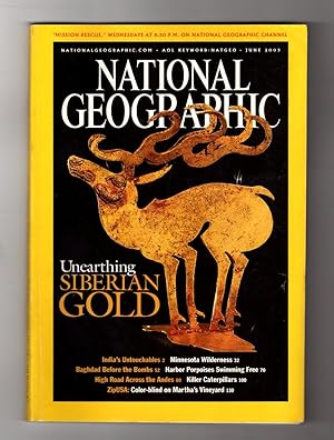 National Geographic Magazine - June, 2003. Siberian Gold; India's Untouchables; Baghdad Before Bo...