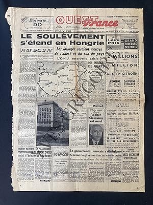 OUEST FRANCE-SAMEDI 27 ET DIMANCHE 28 OCTOBRE 1956