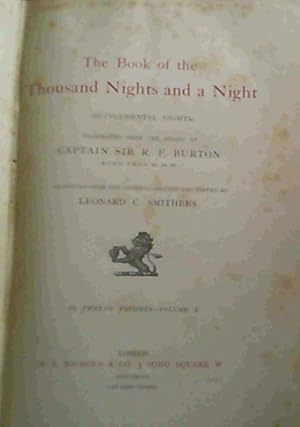The Book of the Thousand Nights and a Night (supplemental nights) Translated from the Arabic by C...