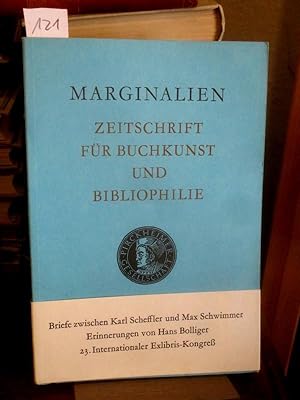 Marginalien 121 1991/1. Zeitschrift für Buchkunst und Bibliophilie (bis 1968: Blätter der Pirckhe...