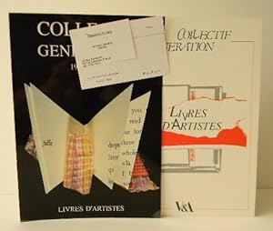 COLLECTIF GENERATION 1968-1988. Livres dartistes. & COLLECTIF GENERATION Livres dartistes.