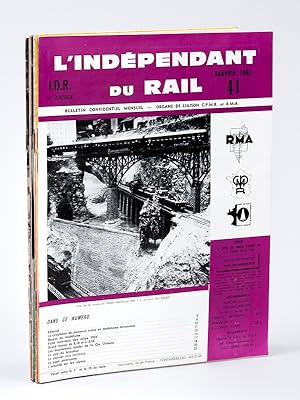 L'Indépendant du Rail ( I.D.R. ), Bulletin confidentiel mensuel, Organe de liaison C.P.M.R. et R....