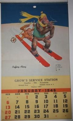 Marking Time with Granpop 1946 Calendar