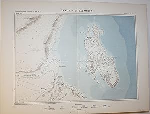 Zanzibar et Bagamoyo. Nouvelle Géographie Universelle. T. XIII. PI. V. Hachette et Cie. Paris.