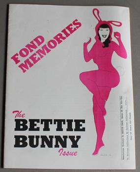 FOND MEMORIES THE BETTIE BUNNY - NEWSLETTER TRIBUTE TO BETTIE PAGE, QUEEN OF PINUP MAGAZINE. -