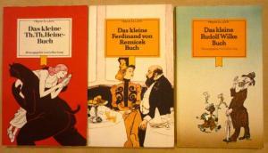 Das kleine Th.-Th.-Heine-Buch; Das kleine Ferdinand-von-Reznicek-Buch; Das kleine Rudolf-Wilke-Bu...