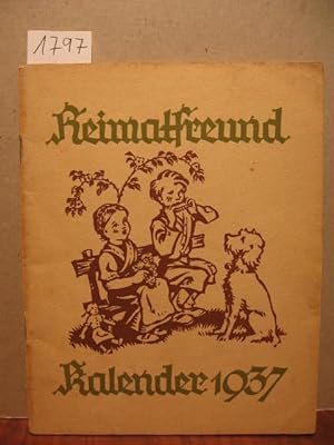 Heimatfreund Kalender 1937.