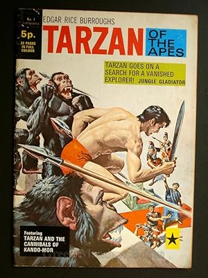 EDGAR RICE BURROUGHS TARZAN OF THE APES No. 1! TARZAN GOES ON A SEARCH FOR A VANISHED EXPLORER! J...