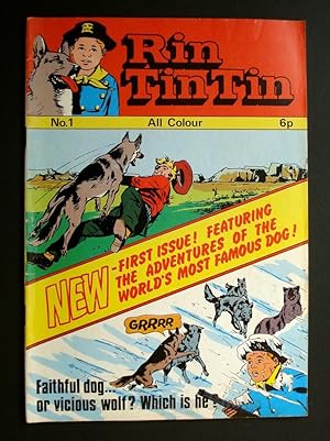 RIN-TIN-TIN No.1! NEW - FIRST ISSUE!! FEATURING THE ADVENTURES OF THE WORLD'S MOST FAMOUS DOG!