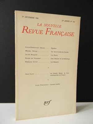 RIGODON. N.R.F., 16éme année, numéro 192, décembre 1968. Bonnes feuilles de Rigodon (pages 707-731).