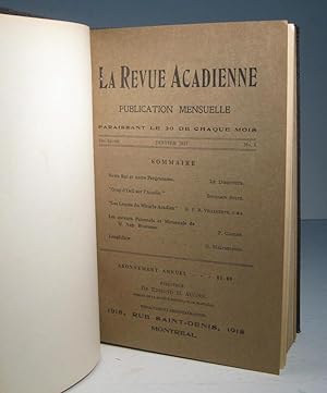 La Revue Acadienne. Publication mensuelle. Janvier 1917 / Mai -Juin 1918