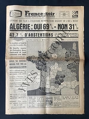 FRANCE-SOIR-N°5123-MARDI 10 JANVIER 1961