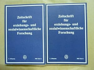 Zeitschrift für erziehungs- und sozialwissenschaftliche Forschung [ZiesF]; Heft 1 und Heft 2/1985...