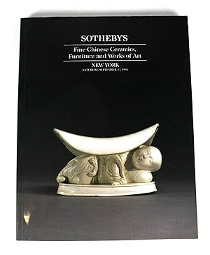 Chinese art auction catalogue: Sotheby's Fine Chinese Snuff Bottles; Fine Chinese Ceramics, Furni...