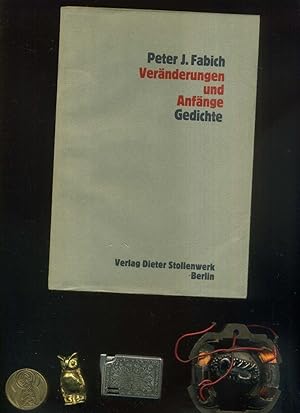 Veränderungen und Anfänge. Gedichte. Mit 3 Original-Linolschnitten von Dora Elisabeth von Steiger...